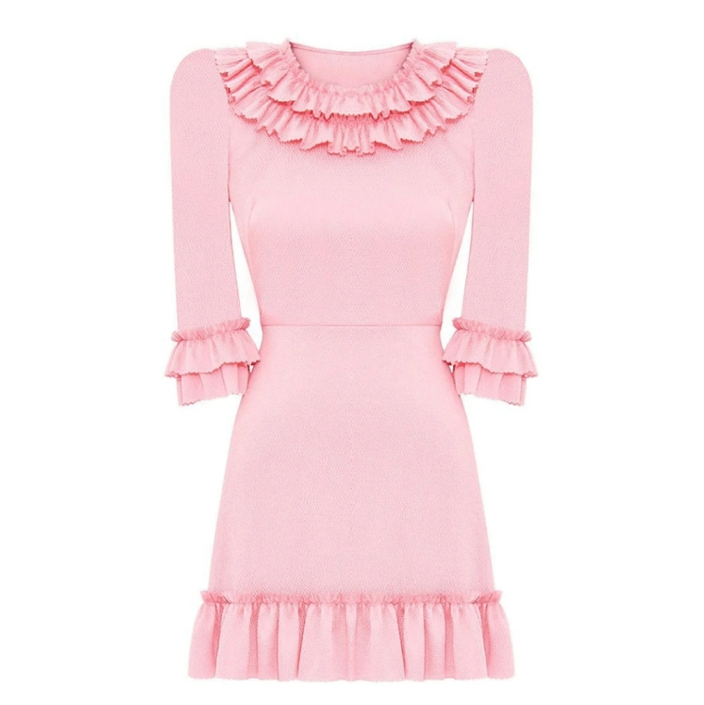 NWT Vampires Wife Silk Mini Dress (2) - Picture 2 of 9